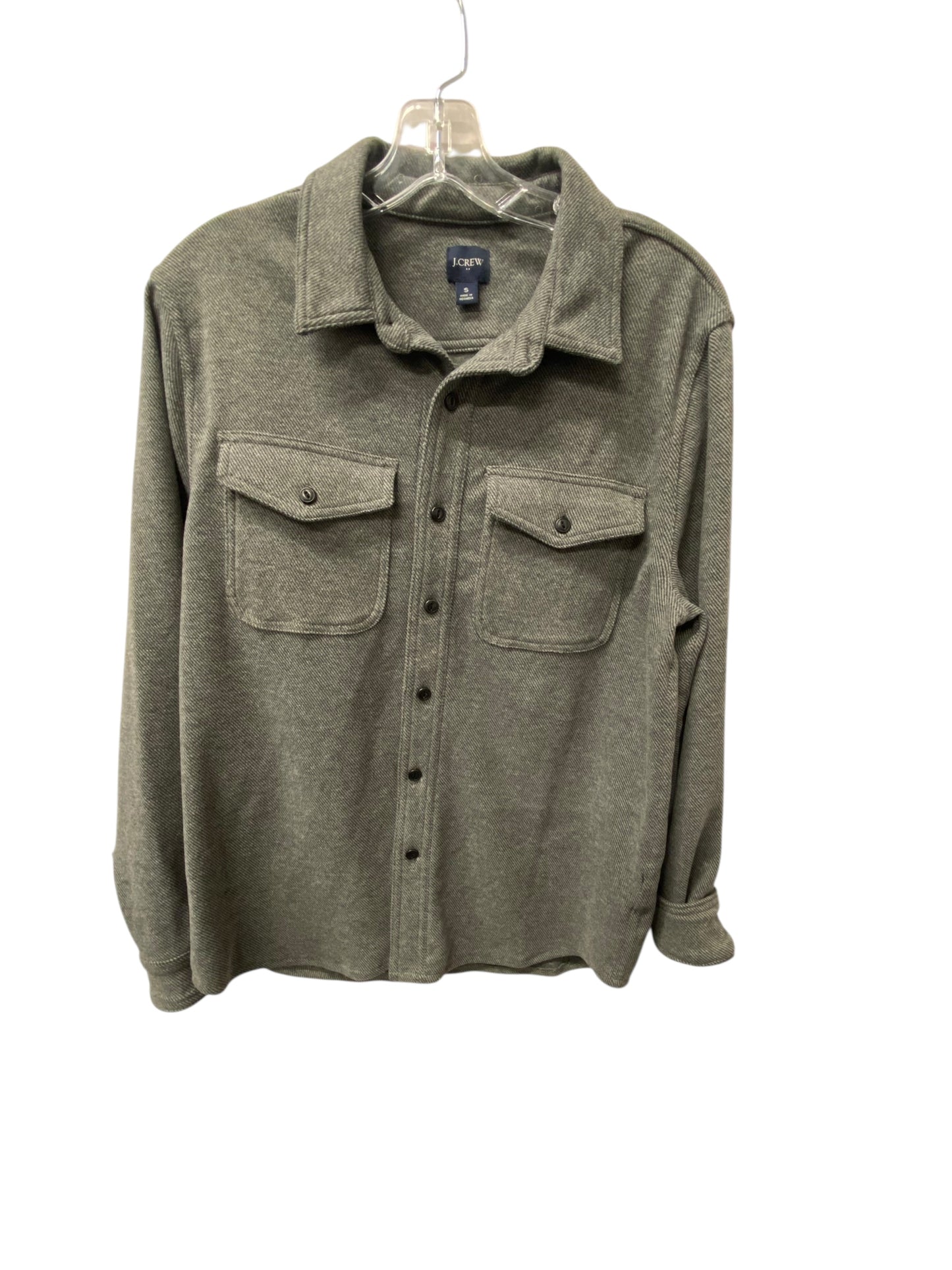 Jacket Shirt By J. Crew In Grey, Size:S