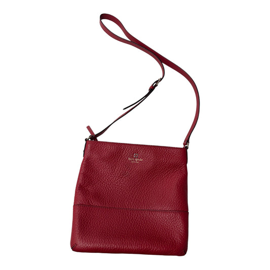 Crossbody Designer By Kate Spade In Red, Size:Medium