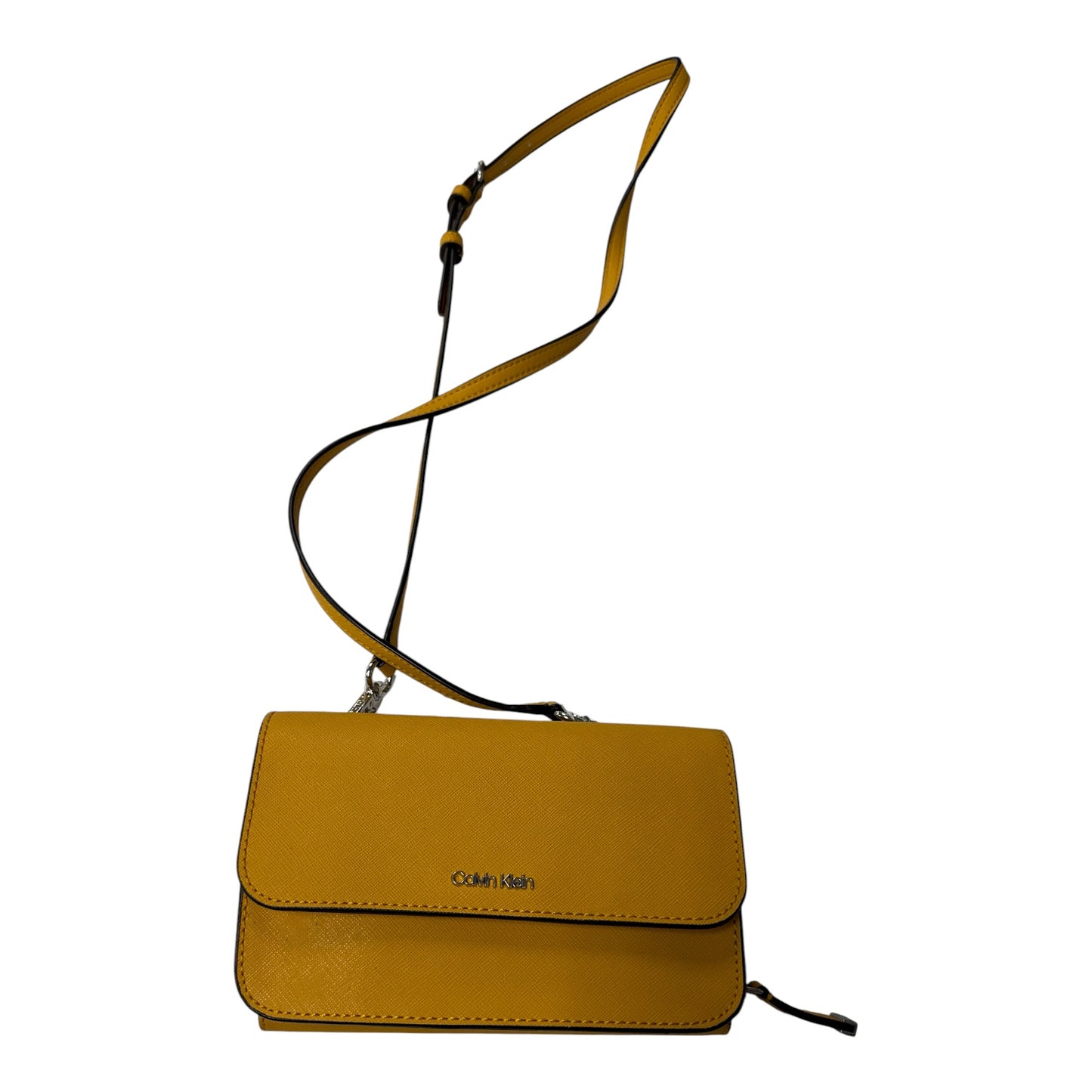 Crossbody By Calvin Klein In Yellow, Size:Small