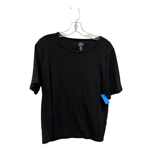 Top Ss Basic By J. Crew In Black, Size:1X