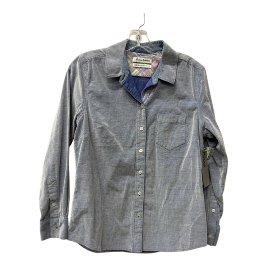 Blouse Ls By Tommy Bahama In Blue, Size:S