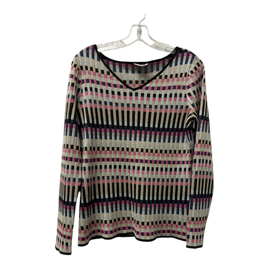 Top Ls By Carlisle In Grey & Pink, Size:L