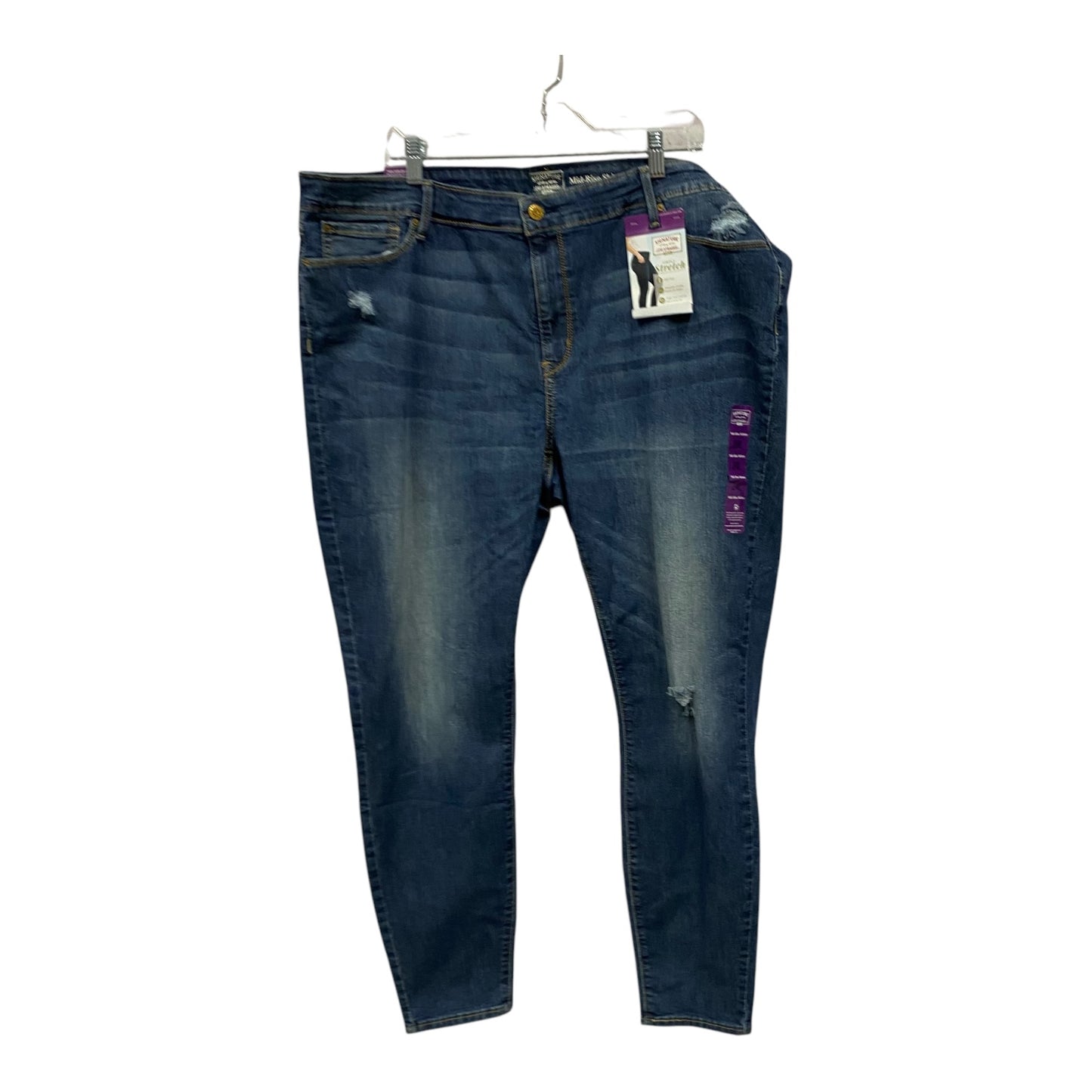 Jeans Skinny By Levis In Blue, Size:24