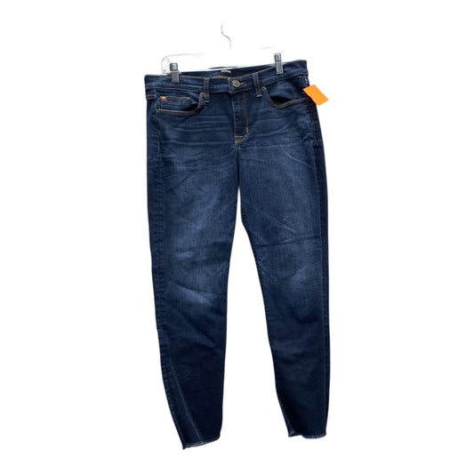 Jeans Skinny By Hudson In Blue Denim, Size:12