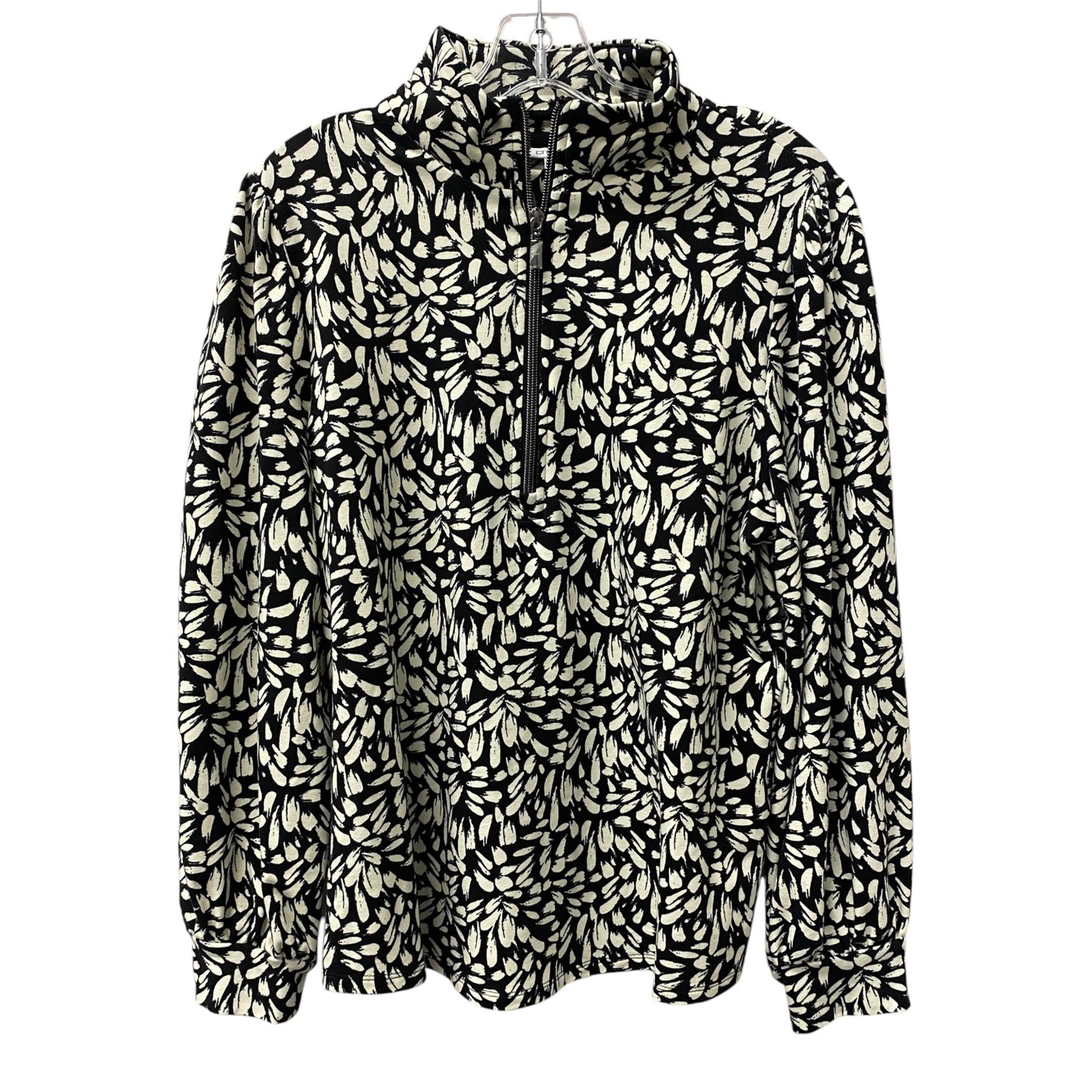 Top Ls By Chicos In Black & White, Size:L