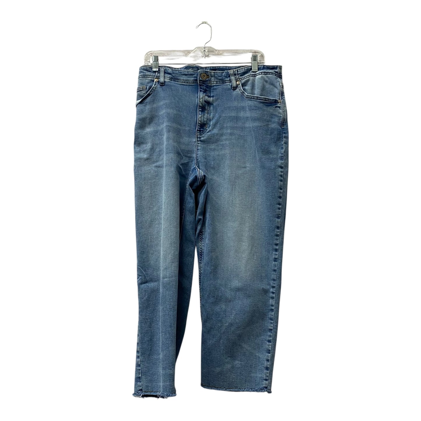 Jeans Cropped By J. Jill In Blue, Size:20