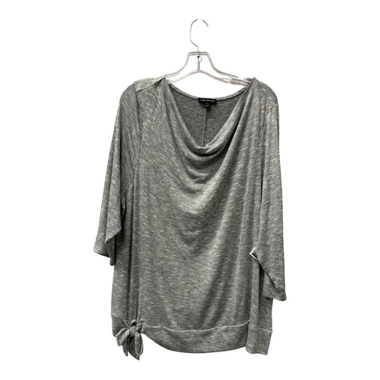 Top Ls By Lane Bryant In Grey, Size:1X
