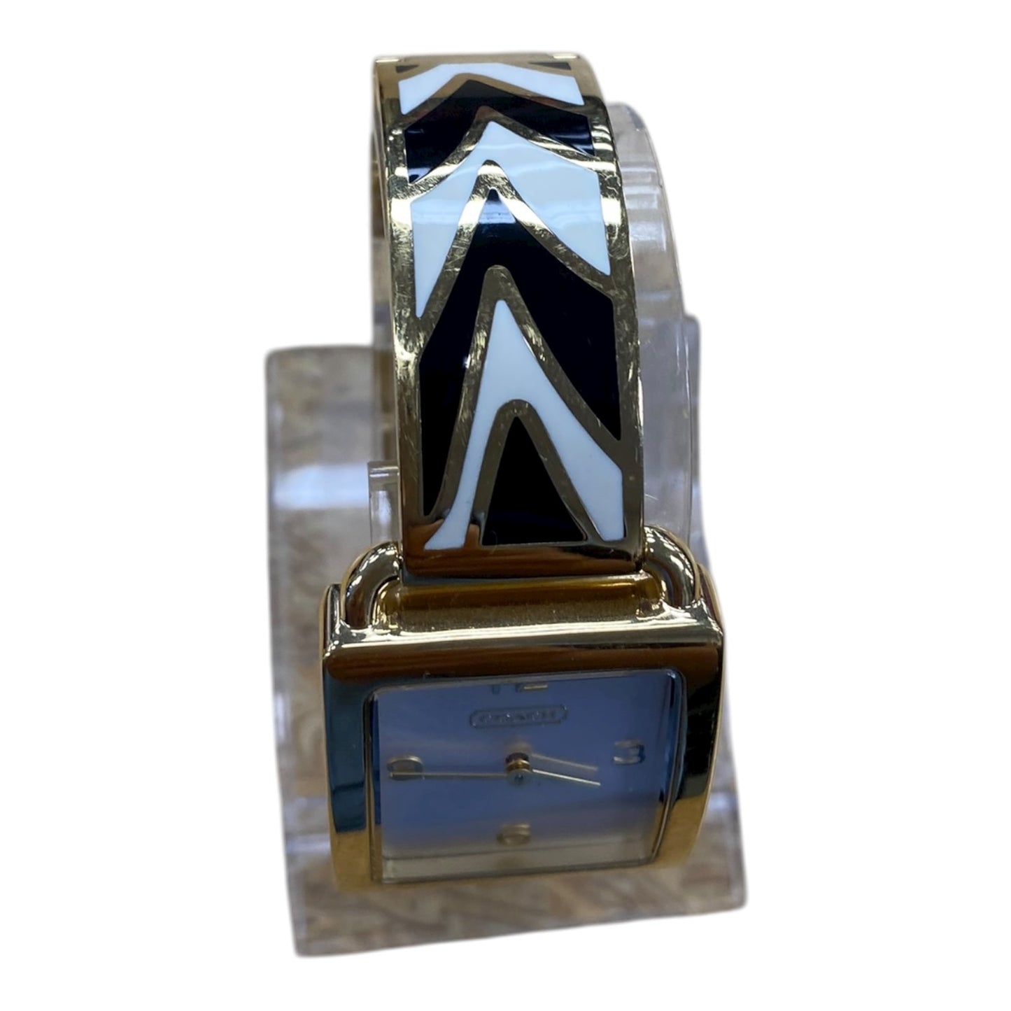 Watch Designer By Coach In Black & Gold