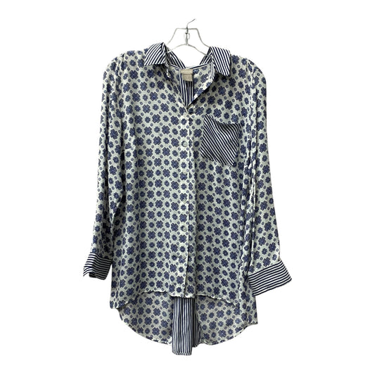 Top Ls By Chicos In Blue, Size:S