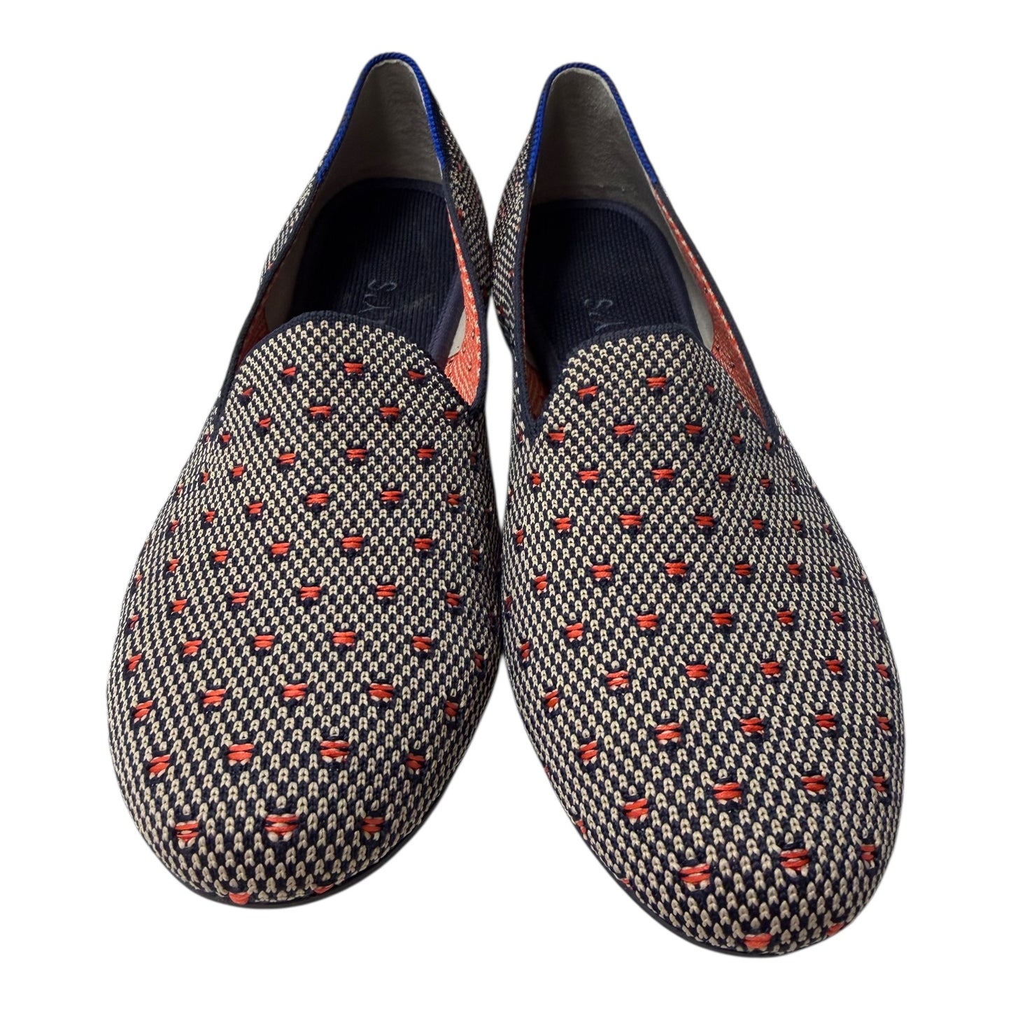 Shoes Flats By Rothys In Purple & Tan, Size:9