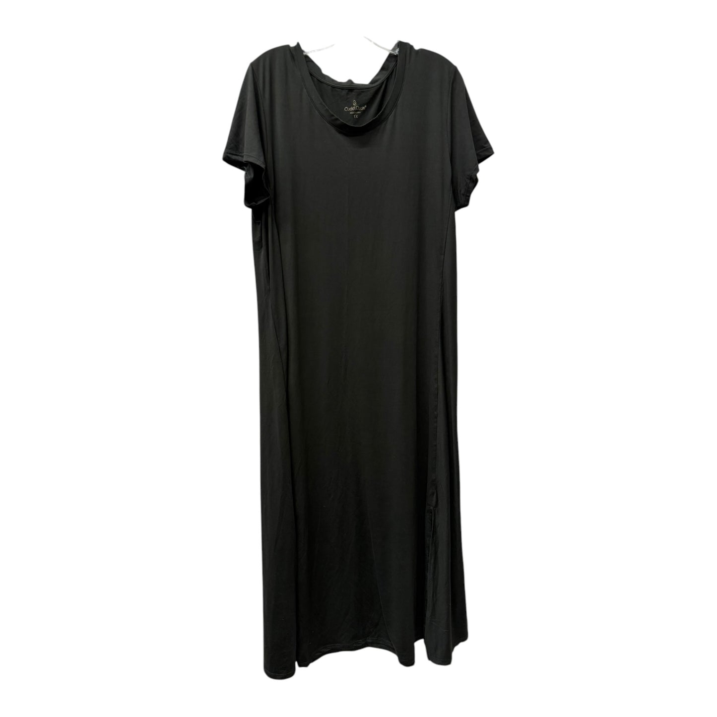 Dress Casual Maxi By Cuddl Duds In Black, Size:1X