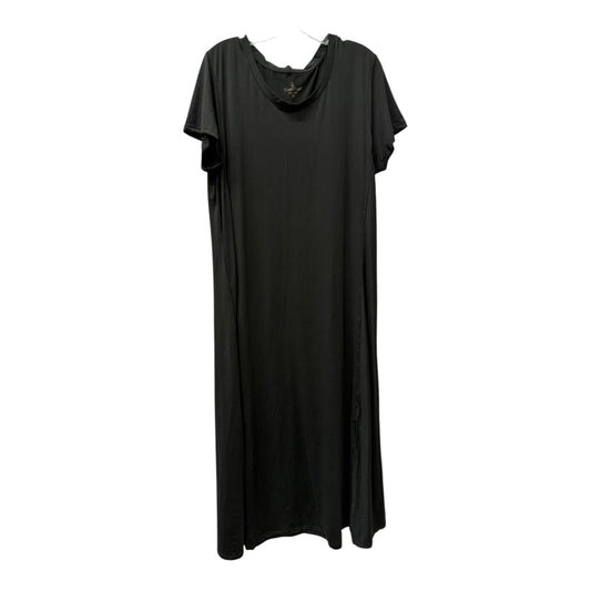 Dress Casual Maxi By Cuddl Duds In Black, Size:1X