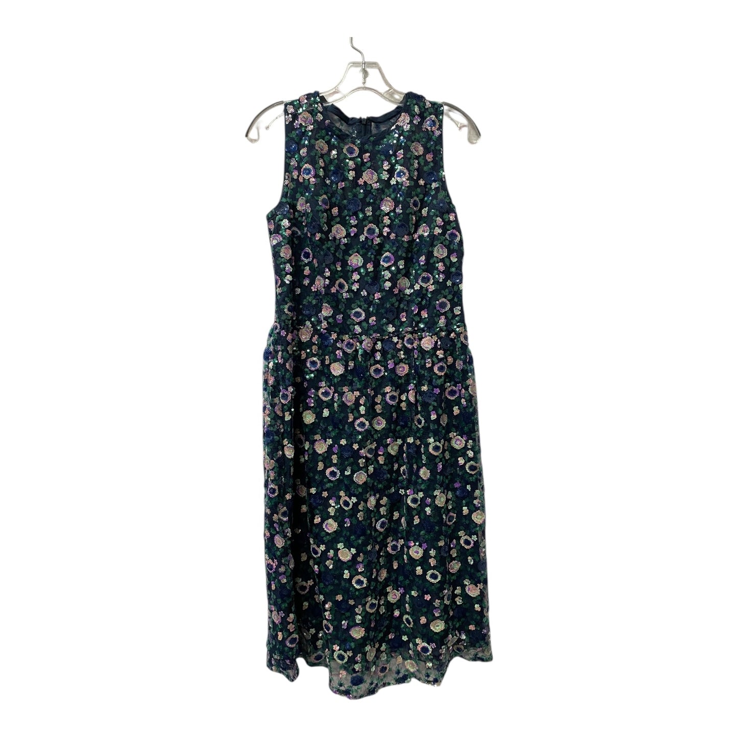 Dress Casual Midi By Maggy London In Blue, Size:M