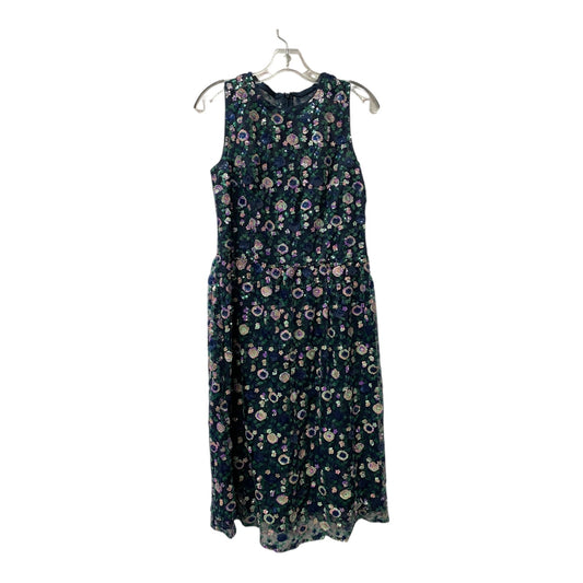 Dress Casual Midi By Maggy London In Blue, Size:M