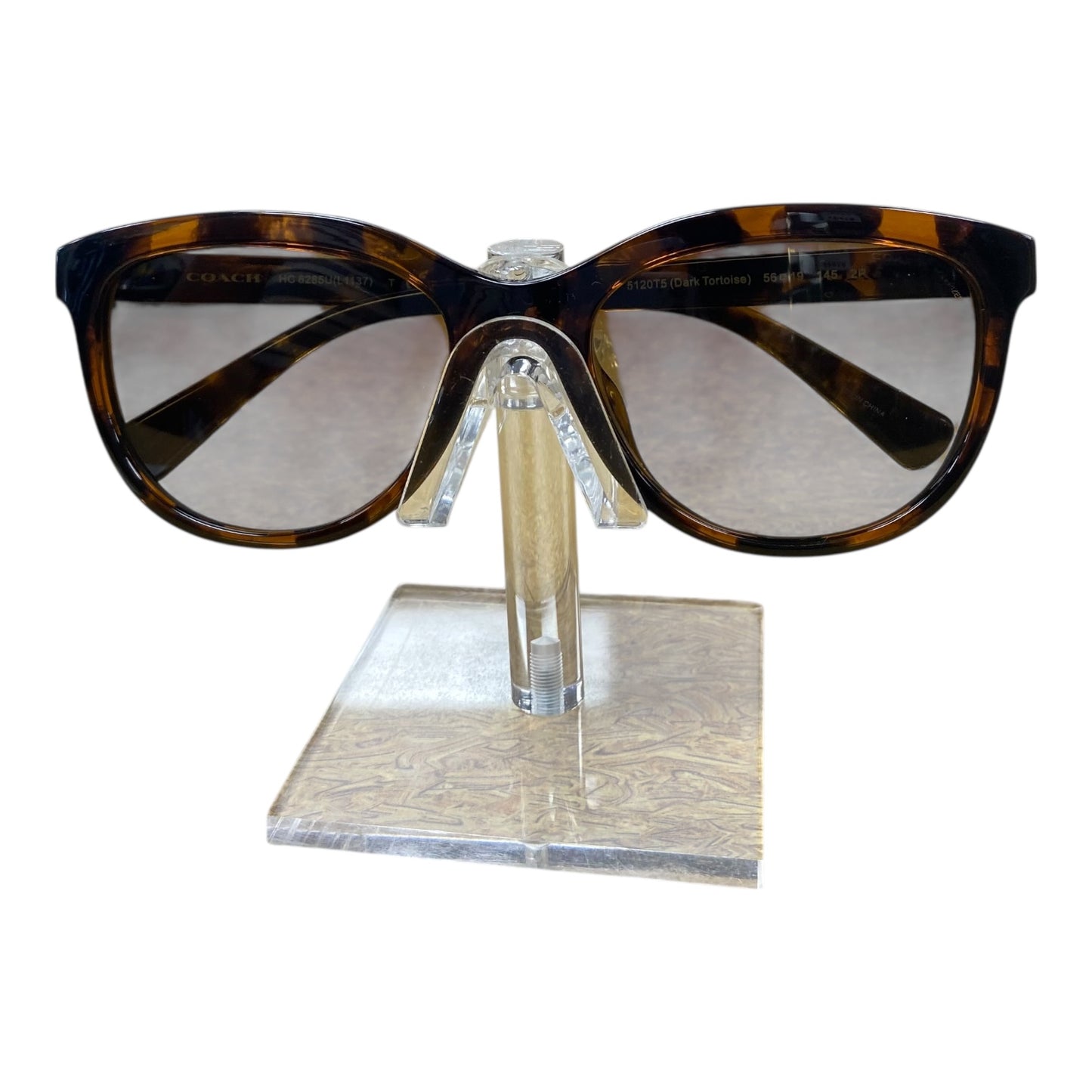 Sunglasses Designer By Coach In Brown