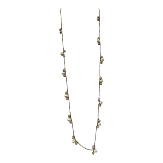 Necklace Other By Ann Taylor In Gold & White
