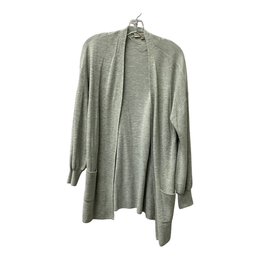 Sweater Cardigan By Loft In Grey, Size:S