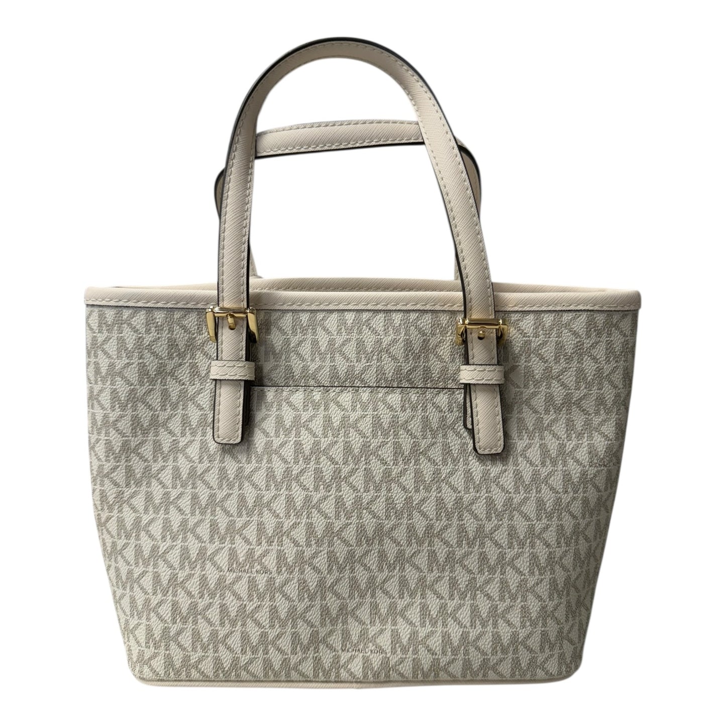 Handbag Designer By Michael Kors In Cream, Size:Medium