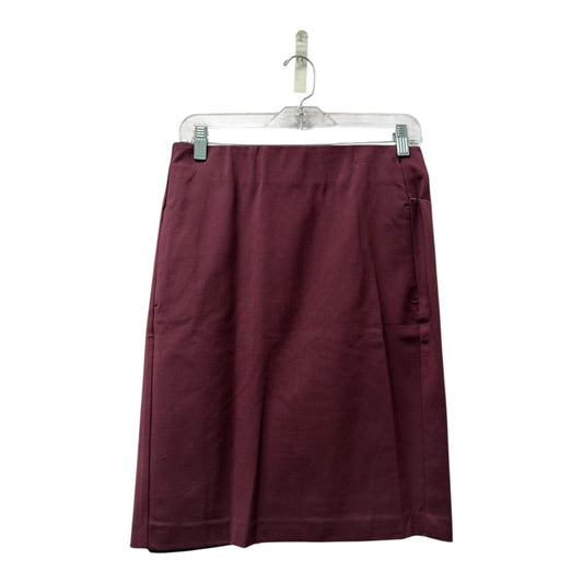 Skirt Mini & Short By J. Jill In Maroon, Size:12