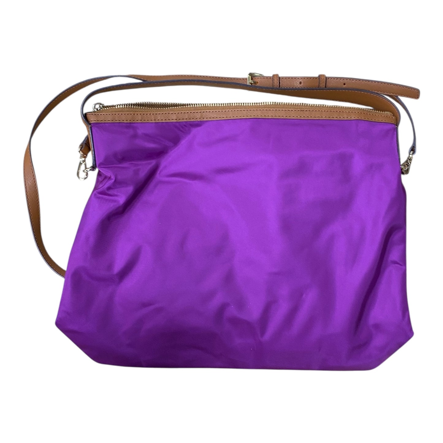 Crossbody Designer By Michael Kors In Purple, Size:Medium
