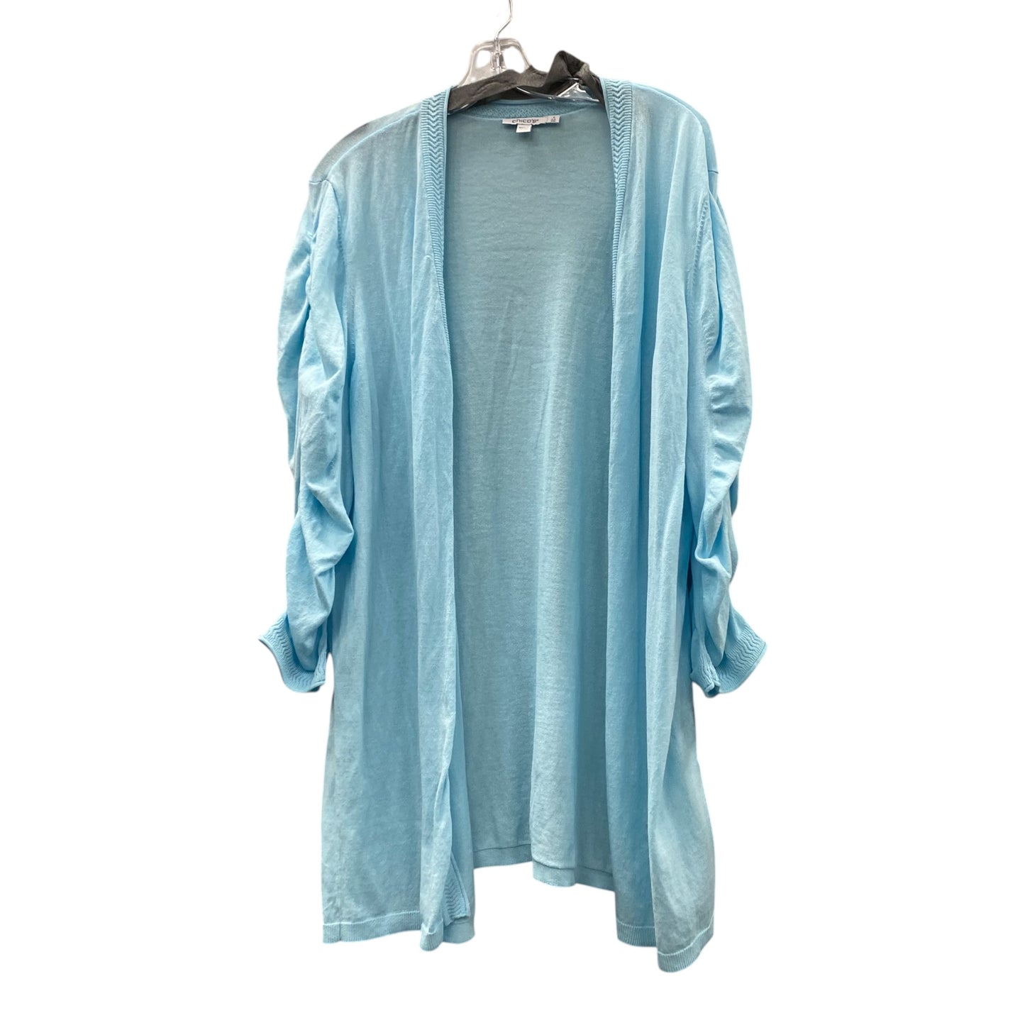 Cardigan By Chicos In Blue, Size:Xxl