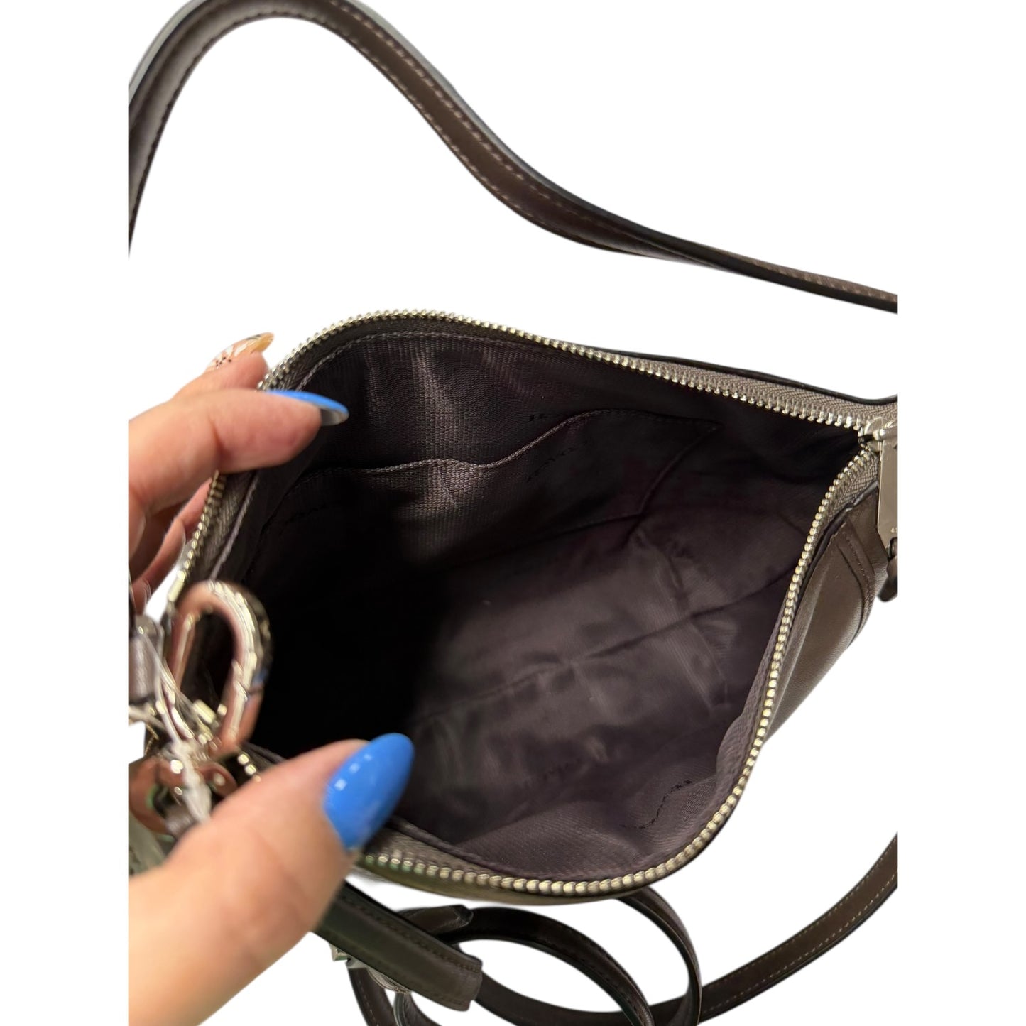 Handbag Designer By Coach In Brown, Size:Medium