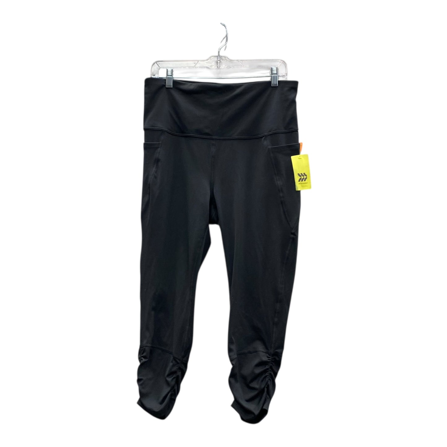 Athletic Capris By All In Motion In Black, Size:1X