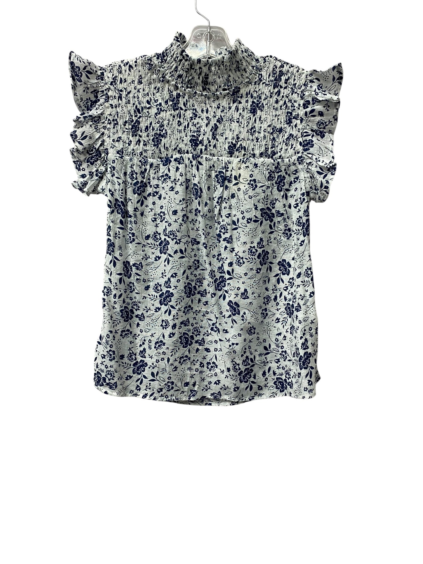 Top Ss By Adiva In Blue & White, Size:S