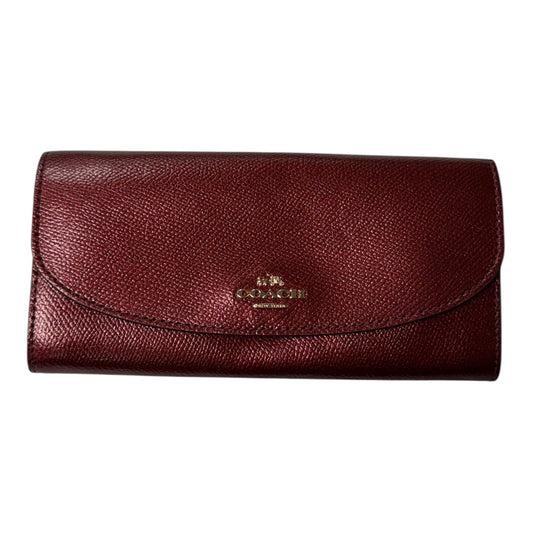 Wallet Designer By Coach In Brown, Size:Medium