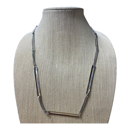 Necklace Statement  In Silver
