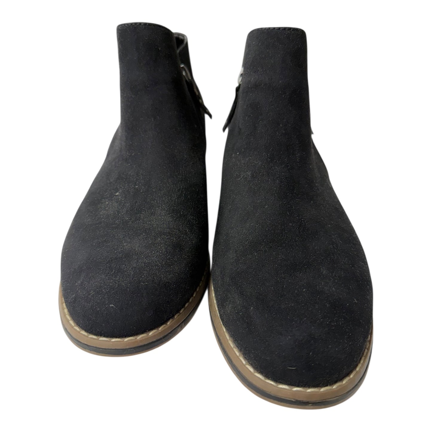 Boots Ankle Flats By Clarks In Black, Size:12