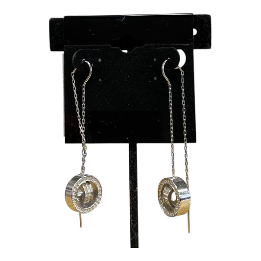 Earrings Designer By Swarovski In Silver