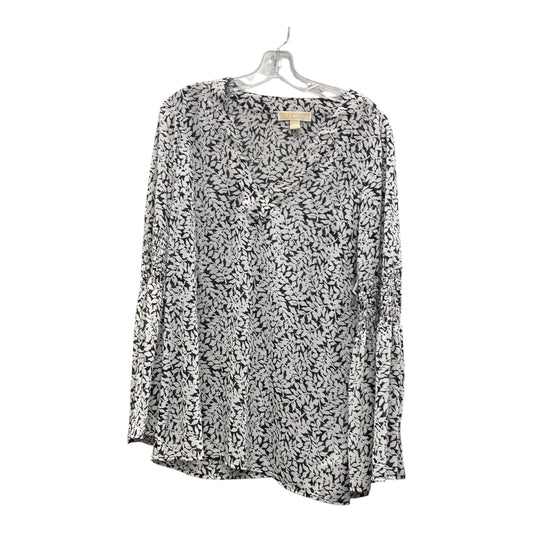 Top Ls By Michael By Michael Kors In Black & White, Size:M