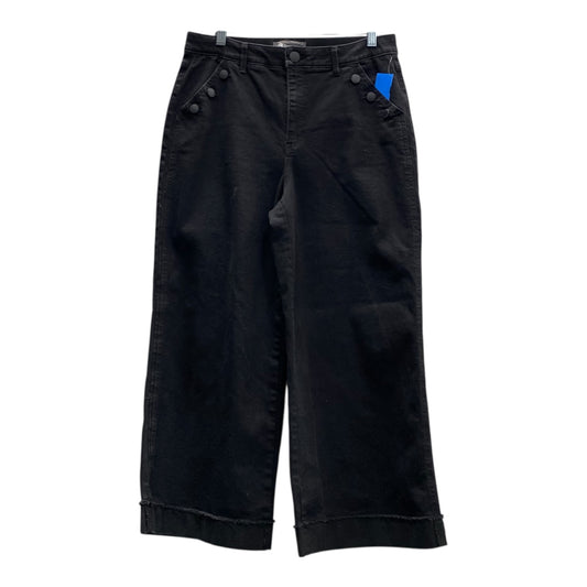 Jeans Wide Leg By Democracy In Black, Size:12