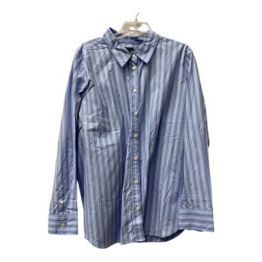 Top Ls By Ann Taylor In Blue, Size:2X