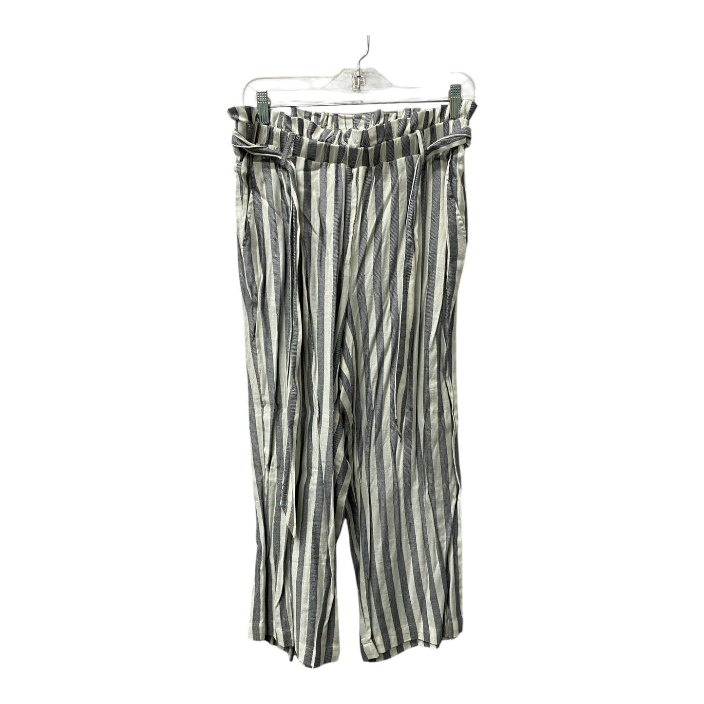 Pants Lounge By Fever In Grey & White, Size:8