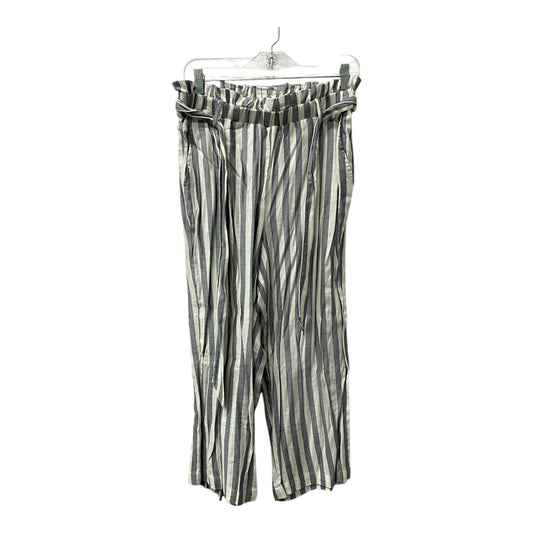 Pants Lounge By Fever In Grey & White, Size:8