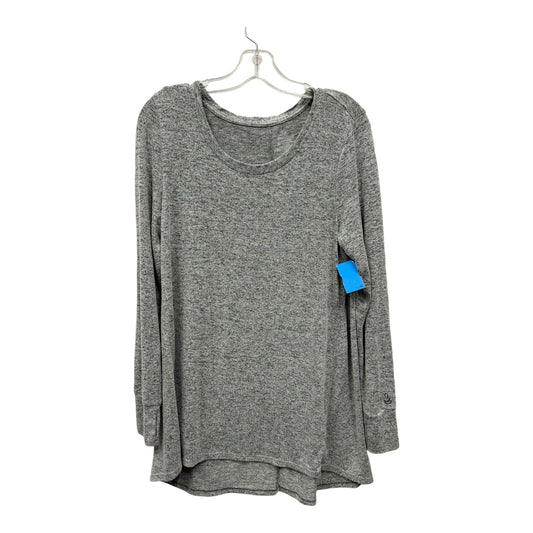 Top Ls By Cuddl Duds In Grey, Size:M