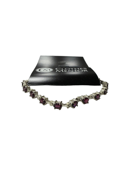 Bracelet Sterling Silver By Cma In Red & Silver