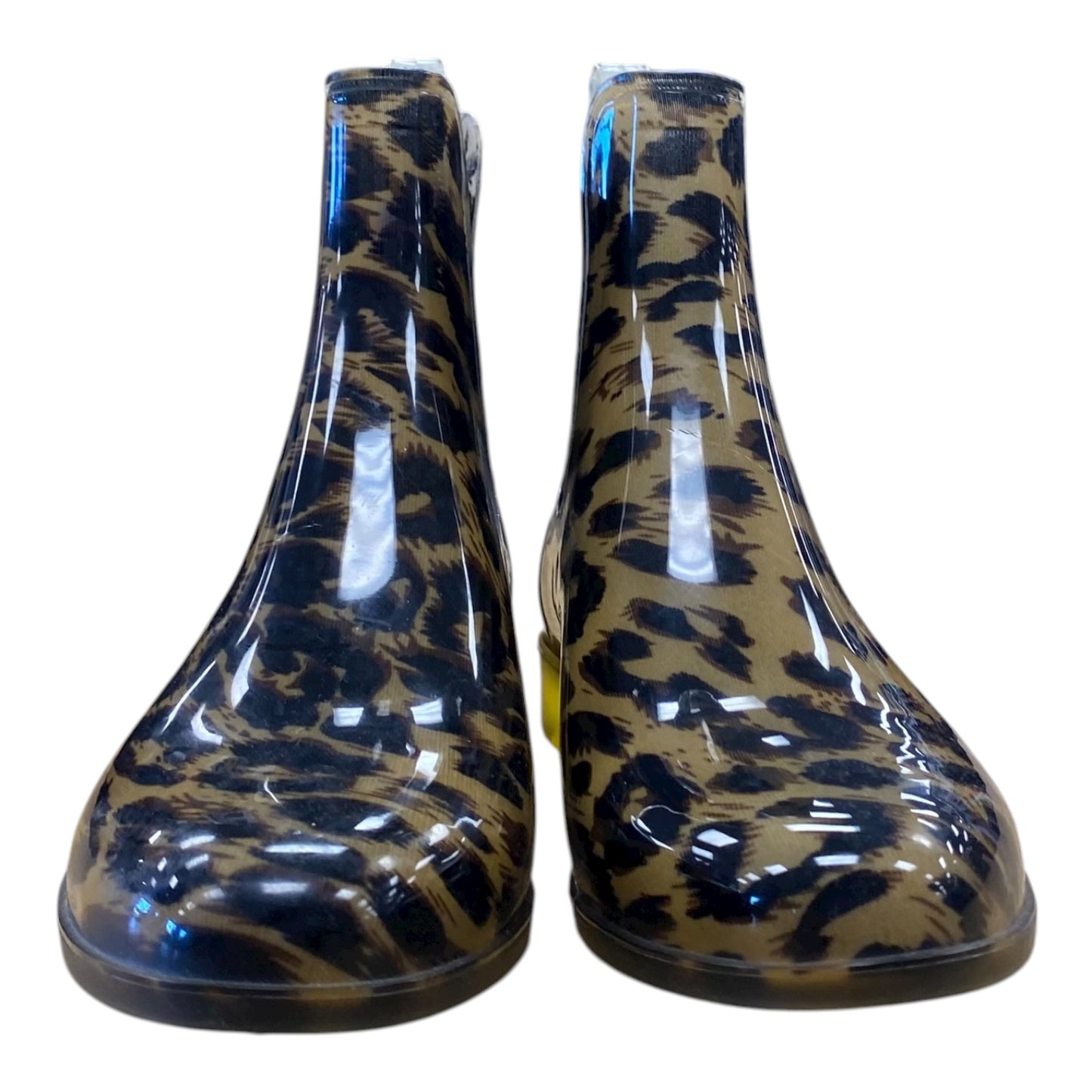 Boots Ankle Flats By J. Crew In Animal Print, Size:7