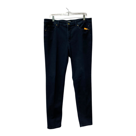 Jeans Skinny By Jones New York In Blue, Size:14