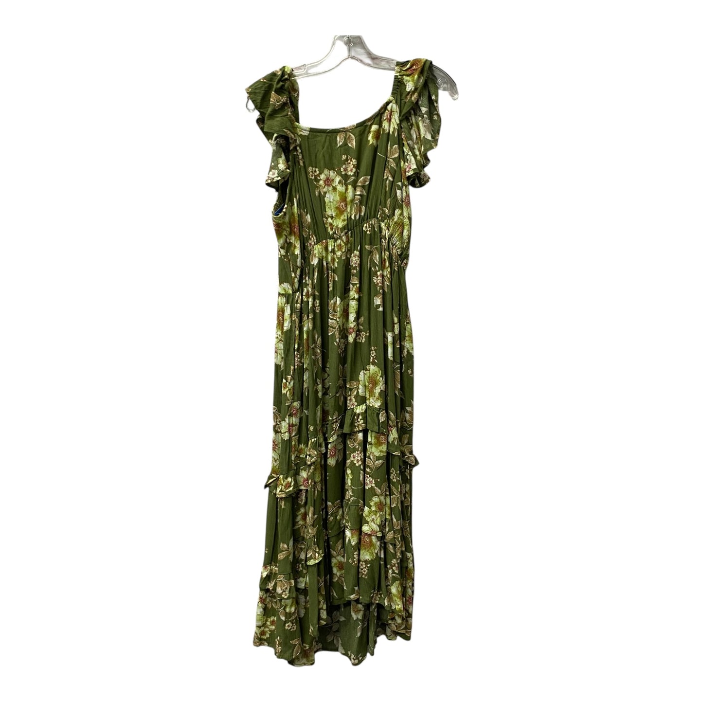 Dress Casual Maxi By Maurices In Green, Size:M