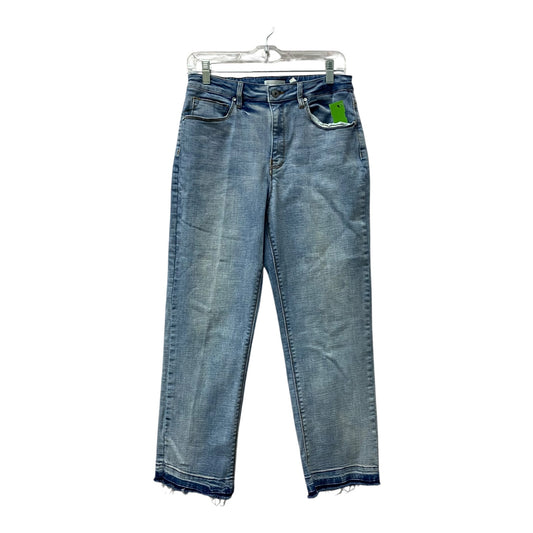 Jeans Cropped By A Loves A In Blue Denim, Size:8