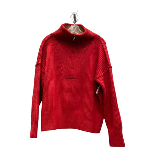 Sweater By Banana Republic In Red, Size:M