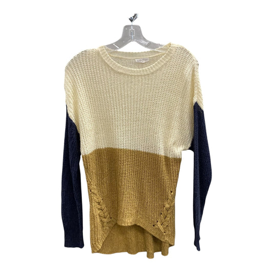 Sweater By By the Driver In Blue & Cream, Size:S