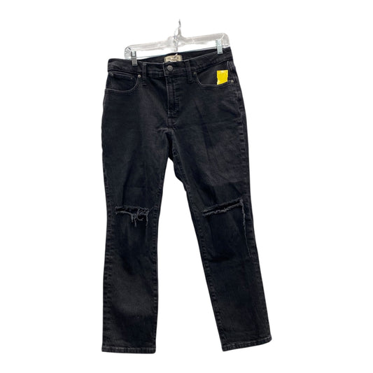 Jeans Straight By Madewell In Black, Size:10