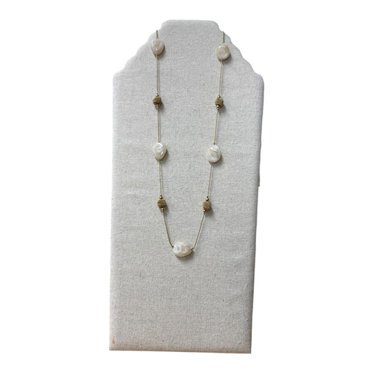 Necklace Other By Cme In Gold & Tan