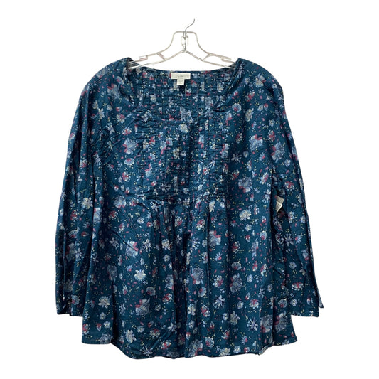 Top Ls By J. Jill In Blue, Size:Xlp