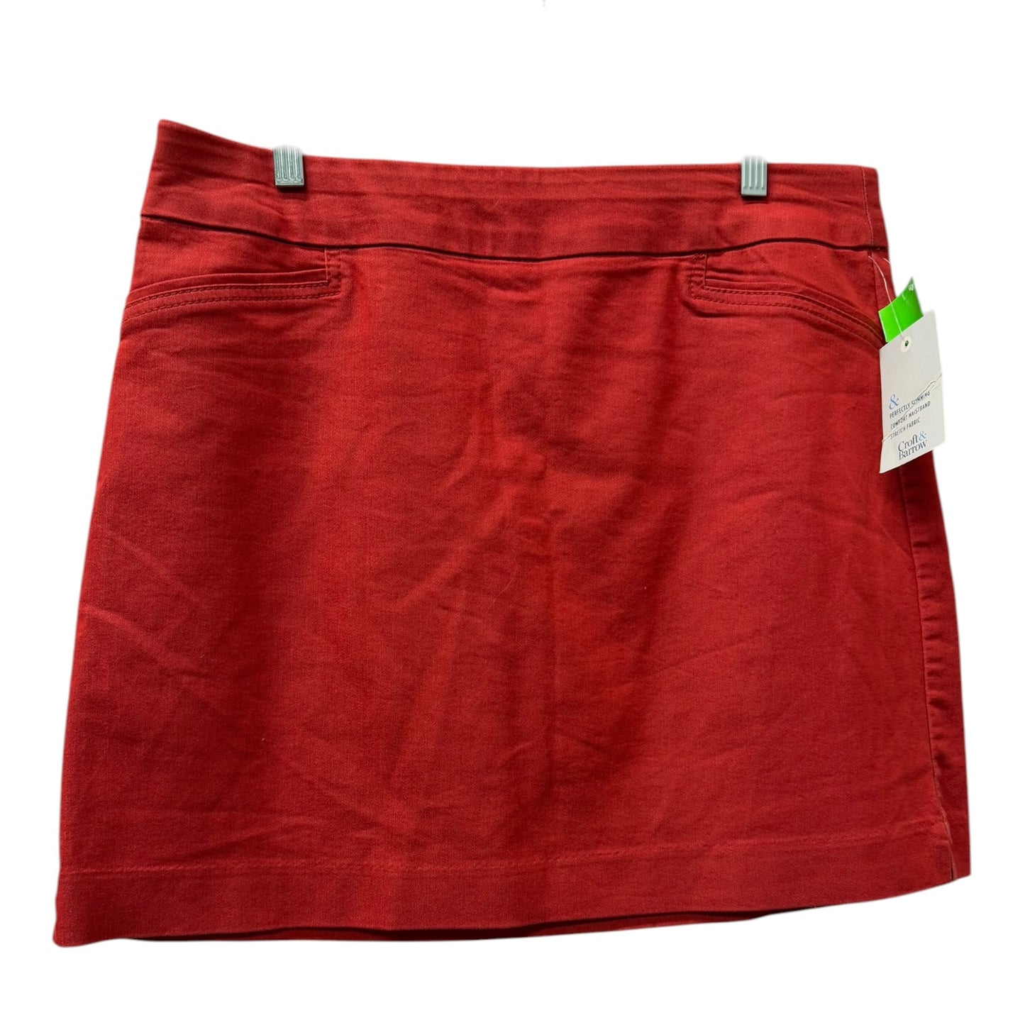 Skort By Croft And Barrow In Red, Size:14