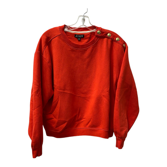 Sweatshirt Crewneck By J. Crew In Red, Size:M